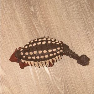 Mattel Brown and Tan dinosaur Ankylosaurus